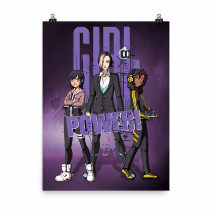 Young CEO Girl Power Photo Poster